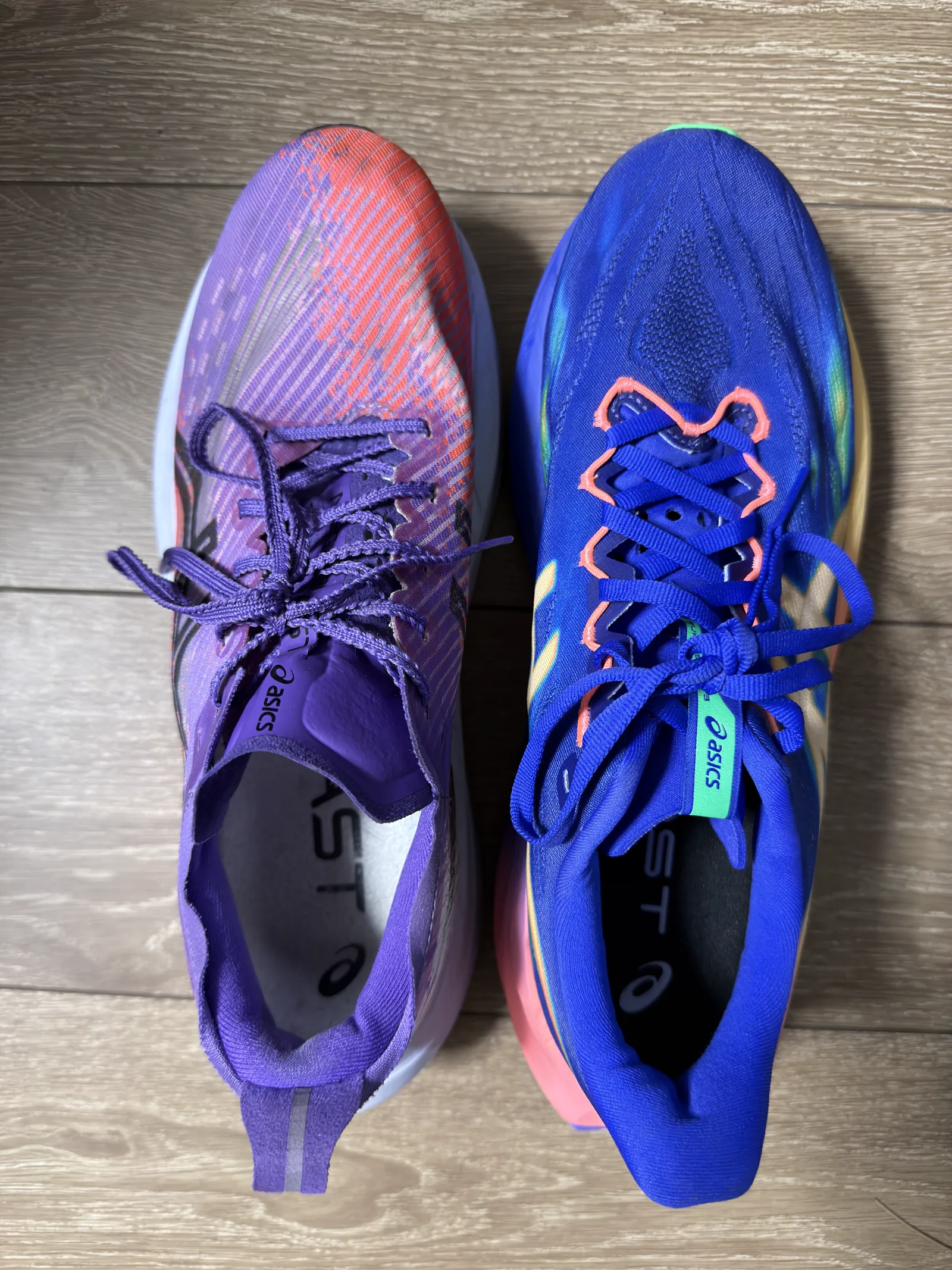 Superblast 3 vs Megablast — top-down fit comparison